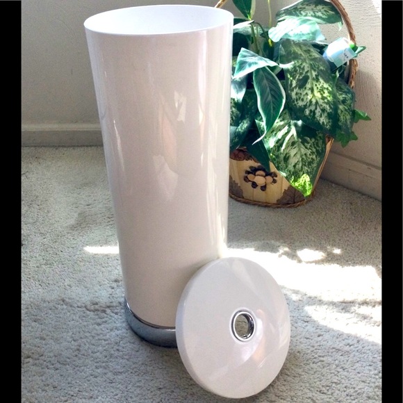 None Bath Cero White Chrome Toilet Tissue Canister Poshmark